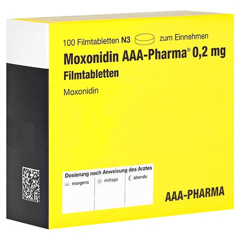 Moxonidin AAA-Pharma 0,2mg 100 Stck N3