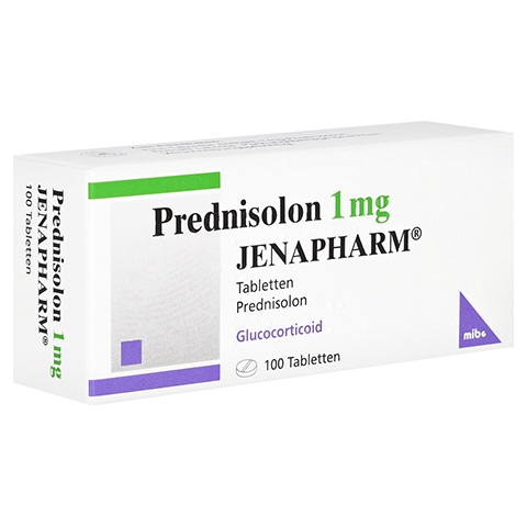 PREDNISOLON 1 mg Jenapharm Tabletten 100 Stück N3