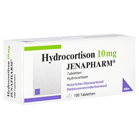 HYDROCORTISON 10 mg Jenapharm Tabletten 100 Stück N3