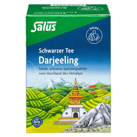 DARJEELING schwarzer Tee Bio Salus Filterbeutel 15 Stück