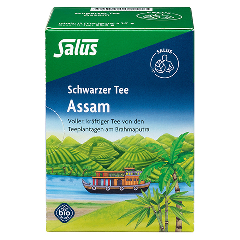 ASSAM schwarzer Tee Bio Salus Filterbeutel 15 Stck
