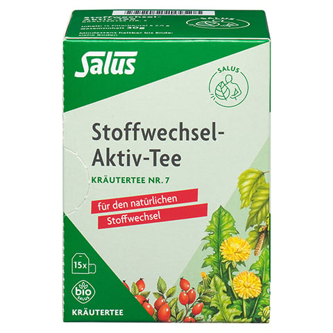 Salus Stoffwechsel-Aktiv Tee Kräutertee Nr.7 15 Stück