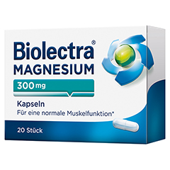 BIOLECTRA Magnesium 300 mg Kapseln 20 Stck