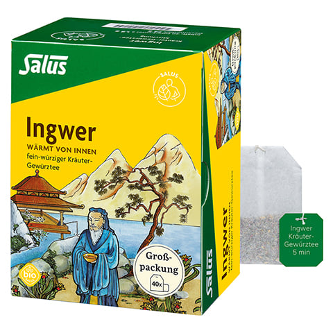 INGWER KRUTER-GEWRZTEE-Mischung Bio Salus Fbtl. 40 Stck