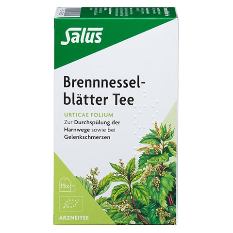 BRENNNESSELBLÄTTER Tee Bio Urticae folium Salus 15 Stück