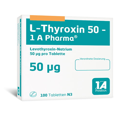 L-Thyroxin 50-1A Pharma 100 Stück N3