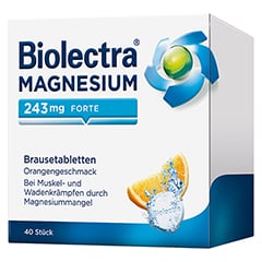 Biolectra Magnesium 243mg forte Orangengeschmack