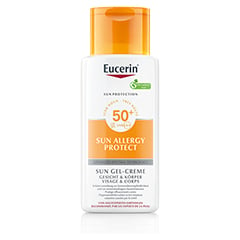 EUCERIN Sun Allergie Gel 50+ + gratis Eucerin Oil Control Body 50 ml 150 Milliliter