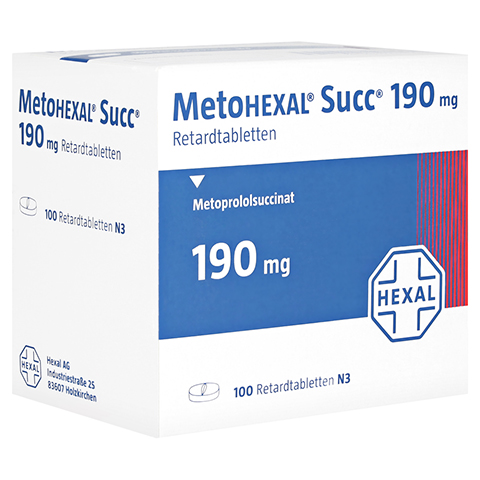 MetoHEXAL Succ 190mg 100 Stck N3