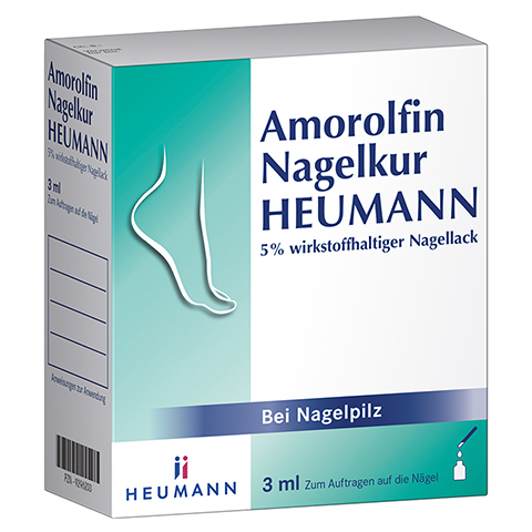 Amorolfin Nagelkur Heumann 5% wirkstoffhaltiger Nagellack 3 Milliliter N1