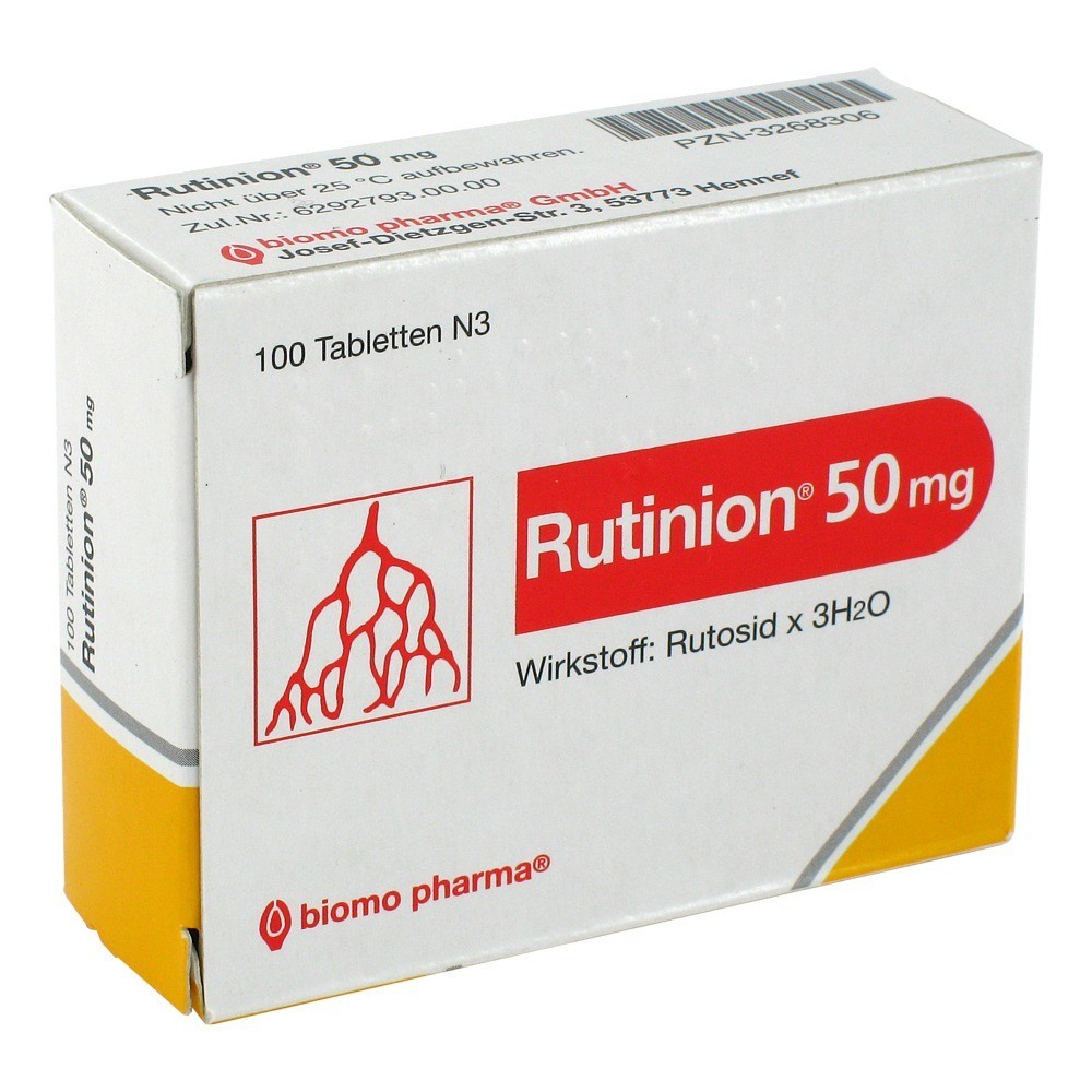 Rutinion 50mg Tabletten 100 Stück