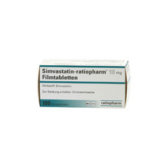 Simvastatin-ratiopharm 10mg 100 Stück N3