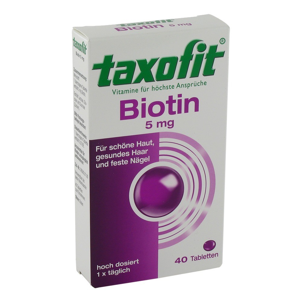 Erfahrungen Zu Taxofit Biotin 5 Mg Tabletten 40 Stuck Medpex Versandapotheke