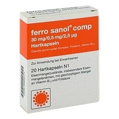 Ferro sanol comp 30mg/0,5mg/2,5g