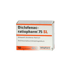 Diclofenac-ratiopharm 75mg SL 50 Stck N2