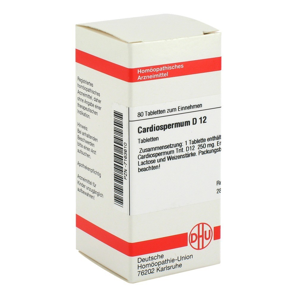 Erfahrungen zu CARDIOSPERMUM D 12 Tabletten 80 Stück N1 - medpex ...