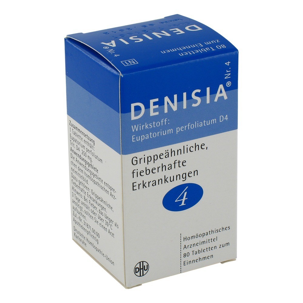 DENISIA 4 grippeähnliche Krankheiten Tabletten 80 Stück
