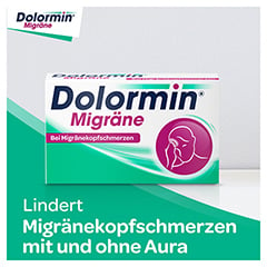 Dolormin Migrne 400 mg Ibuprofen bei Migrnekopfschmerzen 20 Stck - Info 1