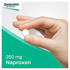 Dolormin fr Frauen bei Menstruationsbeschwerden mit Naproxen 20 Stck - Info 2