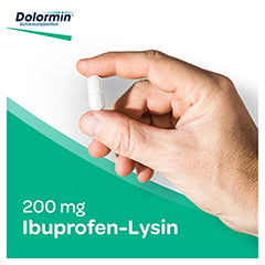 Dolormin Schmerztabletten mit 200 mg Ibuprofen 10 Stck N1 - Info 2