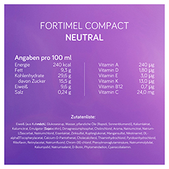 FORTIMEL Compact 2.4 neutral 8x4x125 Milliliter - Info 7