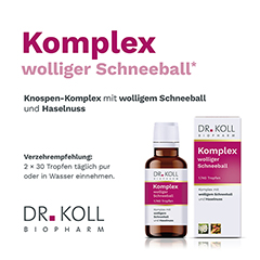 KOMPLEX wolliger Schneeball Haselnuss Dr.Koll Tro. 50 Milliliter - Info 1