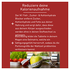 N1 Fett- Zucker- & Kohlenhydrate Blocker Tabletten 45 Stck - Info 2