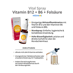 VITAMIN B12+B6+Folsure Mediakos Vital Spray 20 Milliliter - Info 2