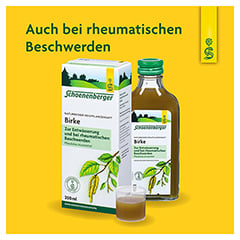 Birke naturreiner Heilpflanzensaft Schoenenberger 200 Milliliter - Info 2