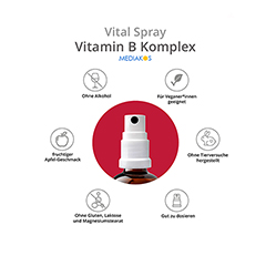 VITAMIN B KOMPLEX Mediakos Vital Spray vegan 20 Milliliter - Info 4