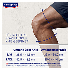 HANSAPLAST Sport Knie-Bandage Gr.L 1 Stück - Info 5