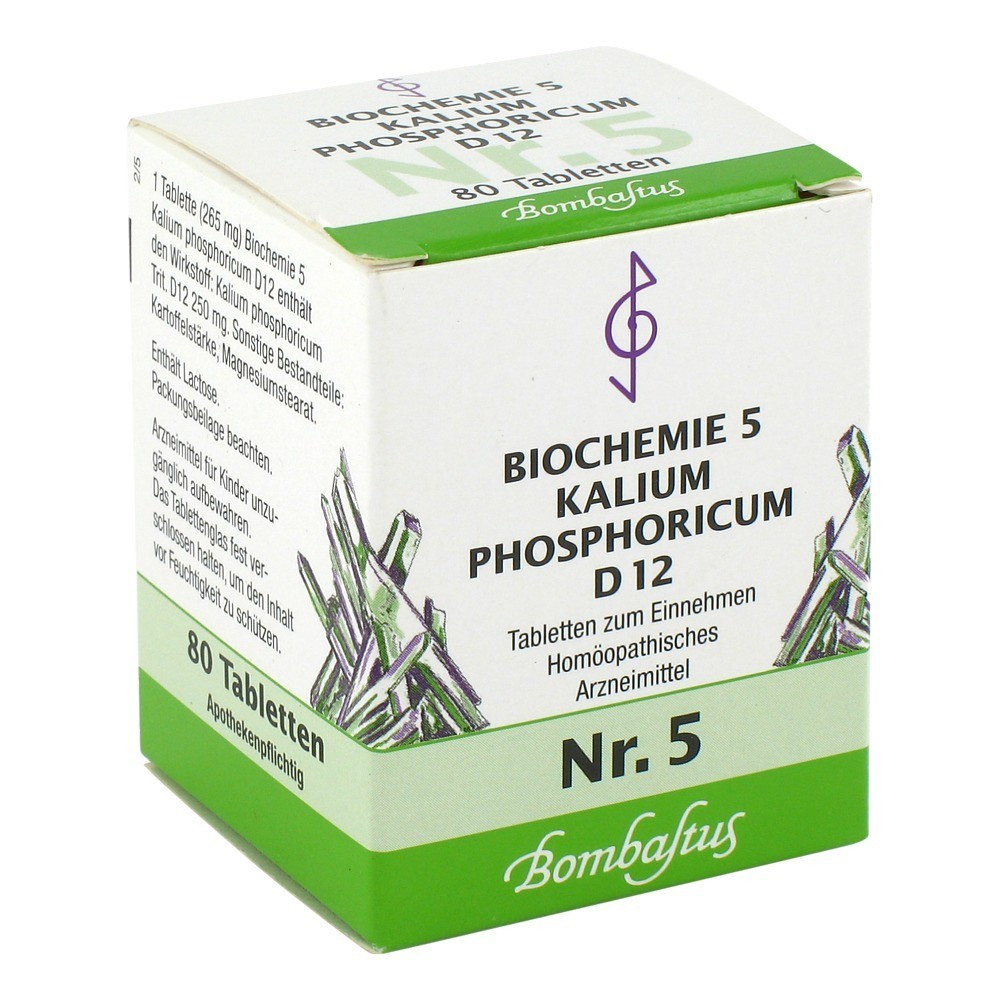 BIOCHEMIE 5 Kalium phosphoricum D 12 Tabletten 80 Stück