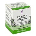 BIOCHEMIE 10 Natrium sulfuricum D 12 Tabletten 80 Stck N1