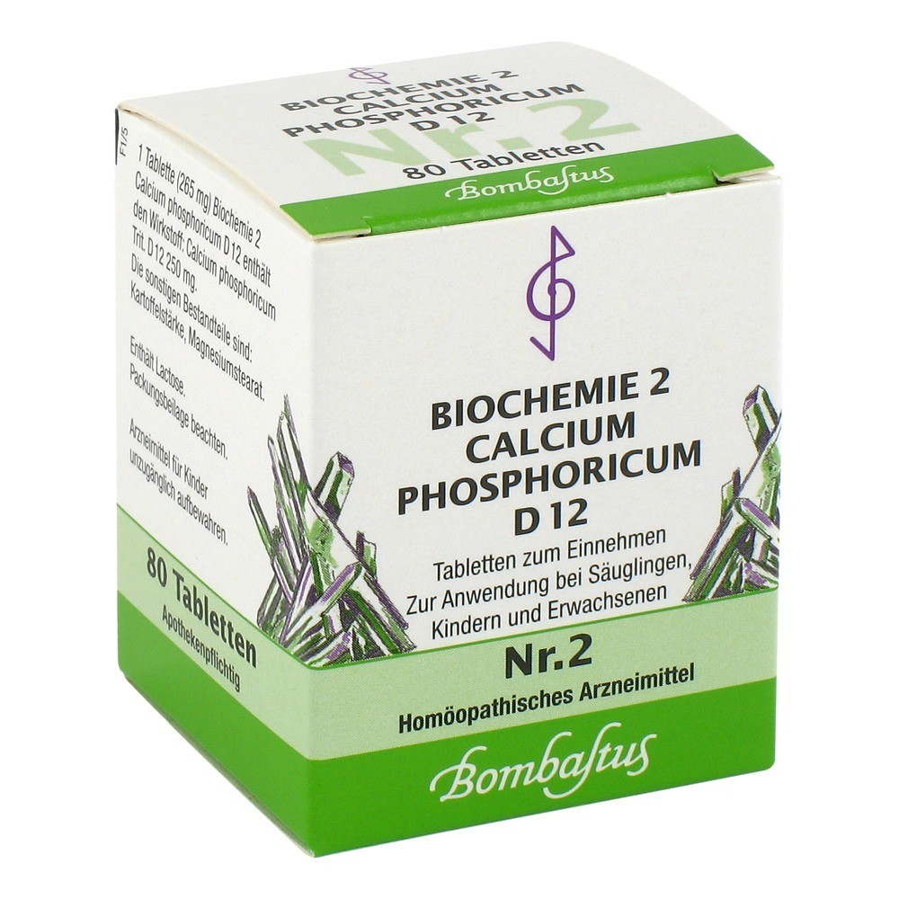 BIOCHEMIE 2 Calcium phosphoricum D 12 Tabletten 80 Stück