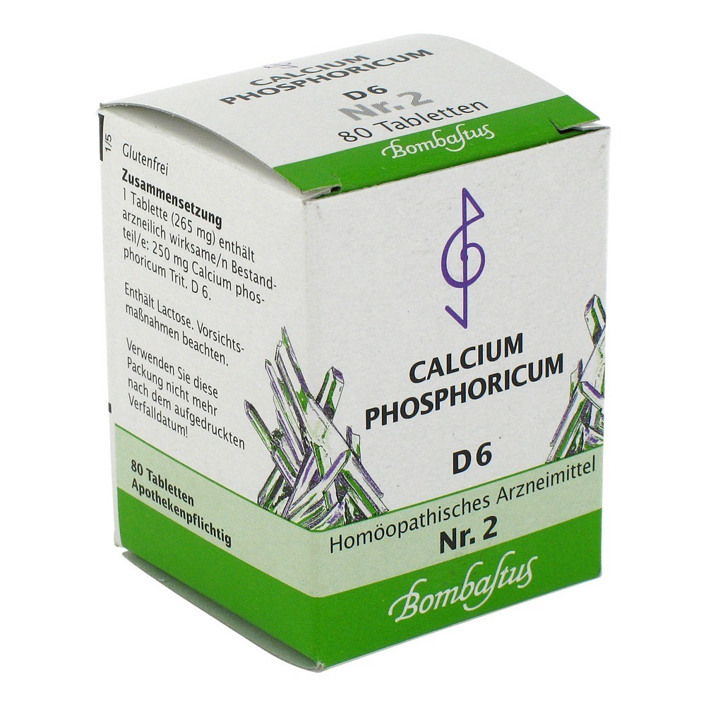 BIOCHEMIE 2 Calcium phosphoricum D 6 Tabletten 80 Stück
