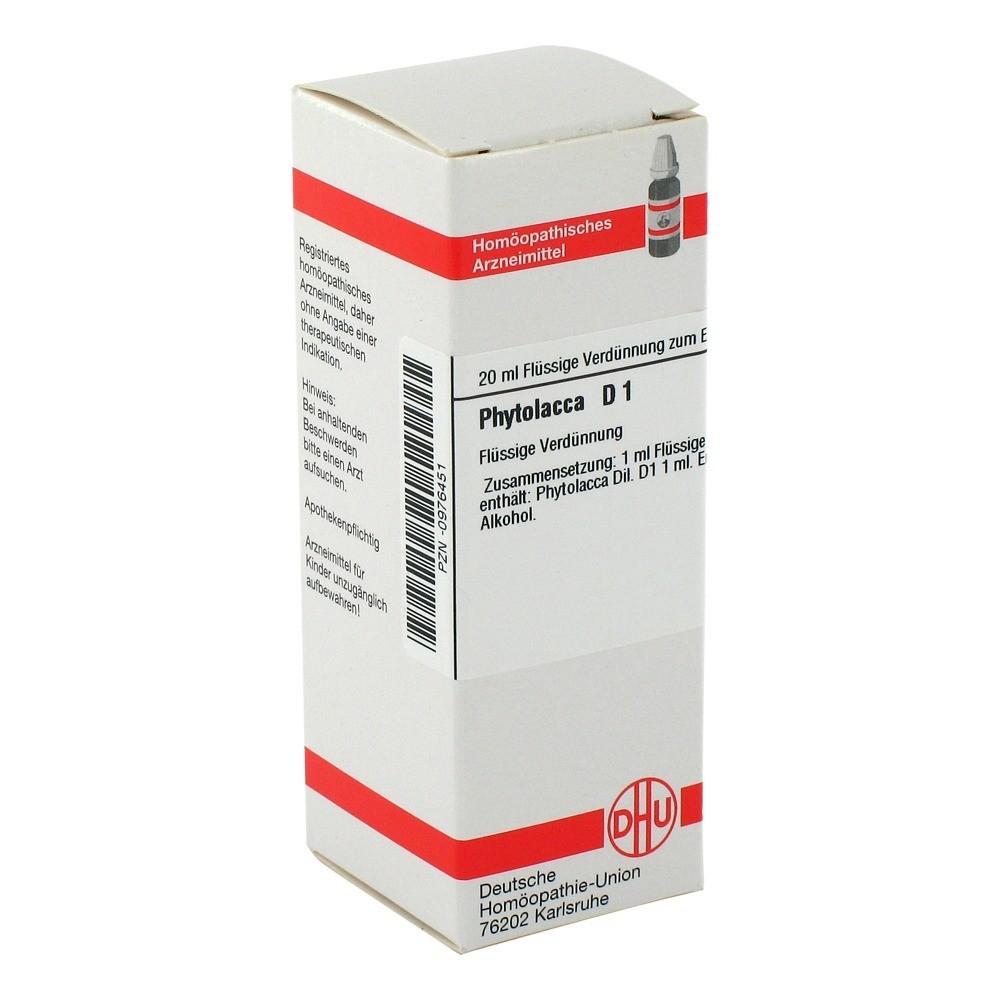 PHYTOLACCA D 1 Dilution 20 Milliliter