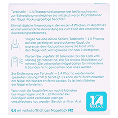 Terbinafin-1A Pharma Nagellack gegen Nagelpilz 78,22mg/ml 6.6 Milliliter N2 - Rckseite