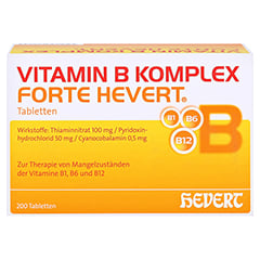 Vitamin B Komplex forte Hevert Tabletten 200 Stück - Vorderseite