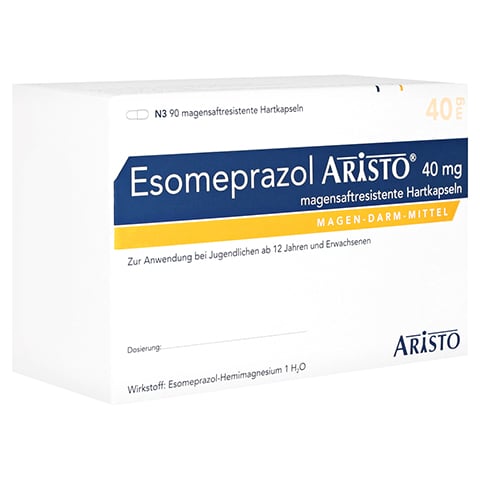 Esomeprazol Aristo 40mg 90 Stück N3