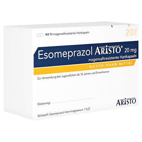 Esomeprazol Aristo 20mg 90 Stck N3
