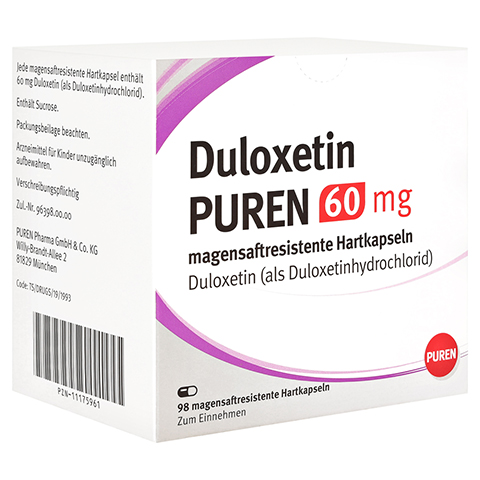 Duloxetin PUREN 60mg 98 Stck N3