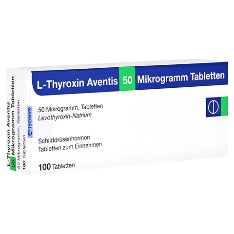 L-Thyroxin Aventis 50 Mikrogramm 100 Stck N3