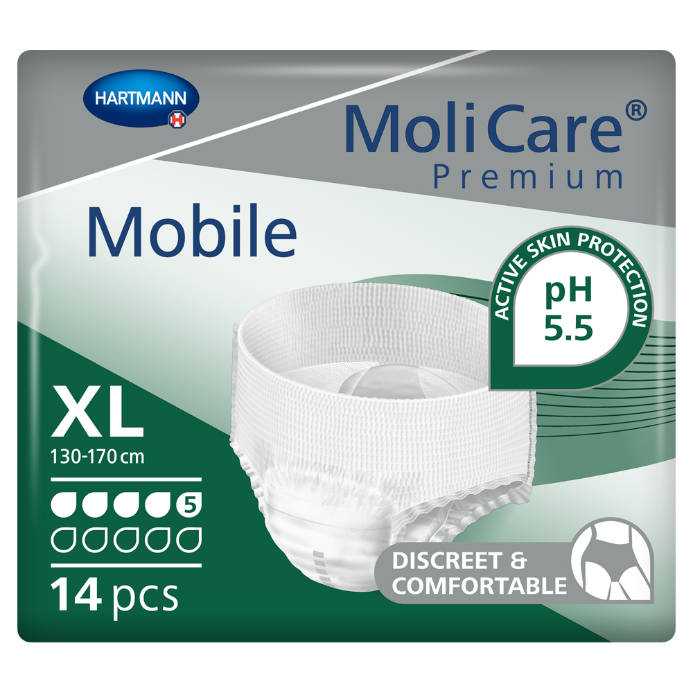 MOLICARE Premium Mobile 5 Tropfen Gr.XL 14 Stück