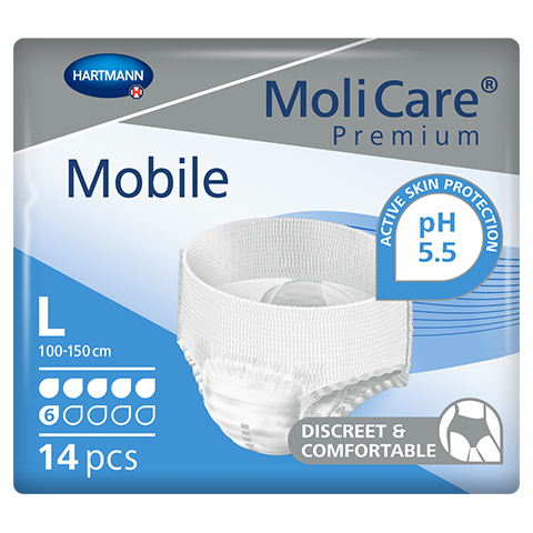 MOLICARE Premium Mobile 6 Tropfen Gr.L 14 Stck