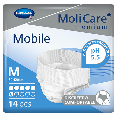 MOLICARE Premium Mobile 6 Tropfen Gr.M 14 Stck