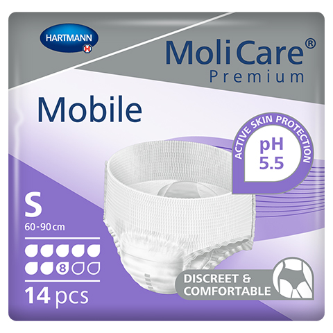 MOLICARE Premium Mobile 8 Tropfen Gr.S 14 Stck
