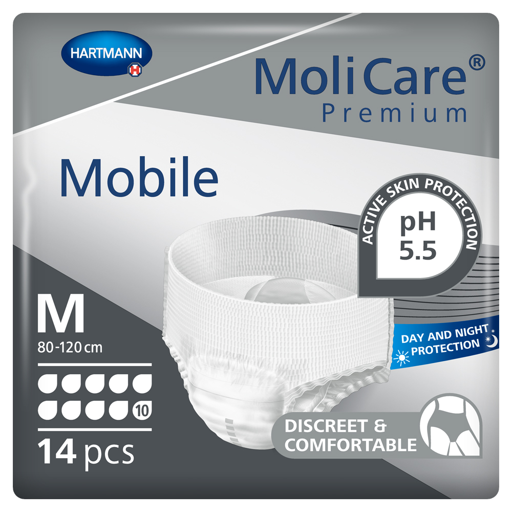 MOLICARE Premium Mobile 10 Tropfen Gr.M 14 Stück