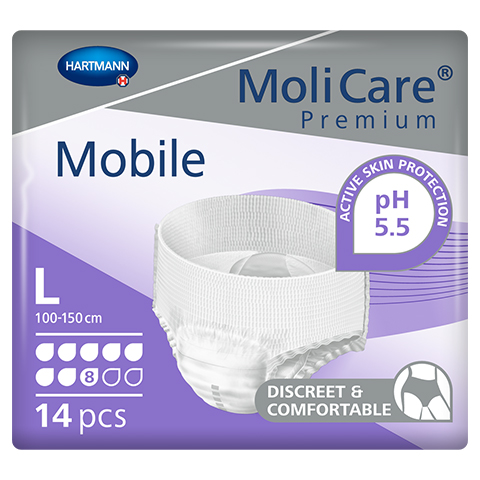 MOLICARE Premium Mobile 8 Tropfen Gr.L 14 Stck