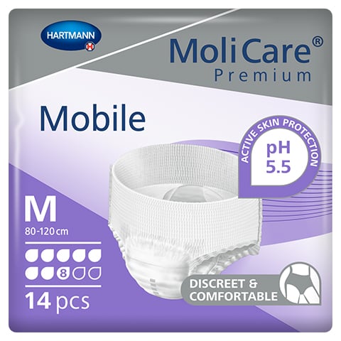 Molicare Premium Mobile 8 Tropfen Gr. M 14 Stck