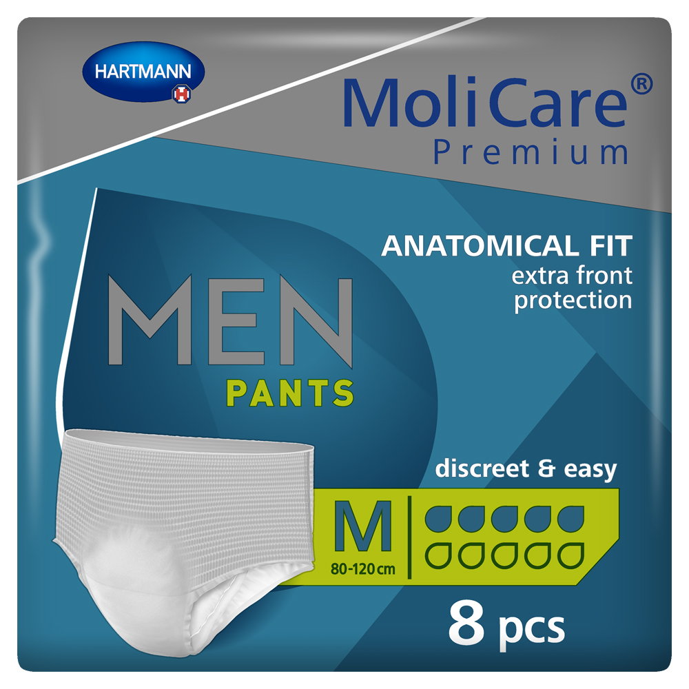 MOLICARE Premium MEN Pants 5 Tropfen M 8 Stück